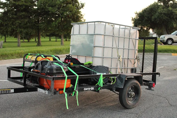 Louis Fleet Appearance mobile-detailing trailer and equipment